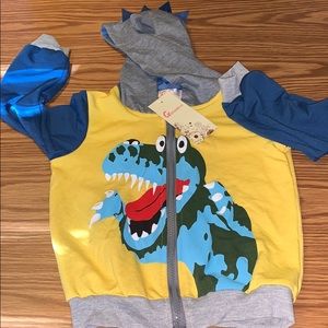 NEW dinosaur hoodie